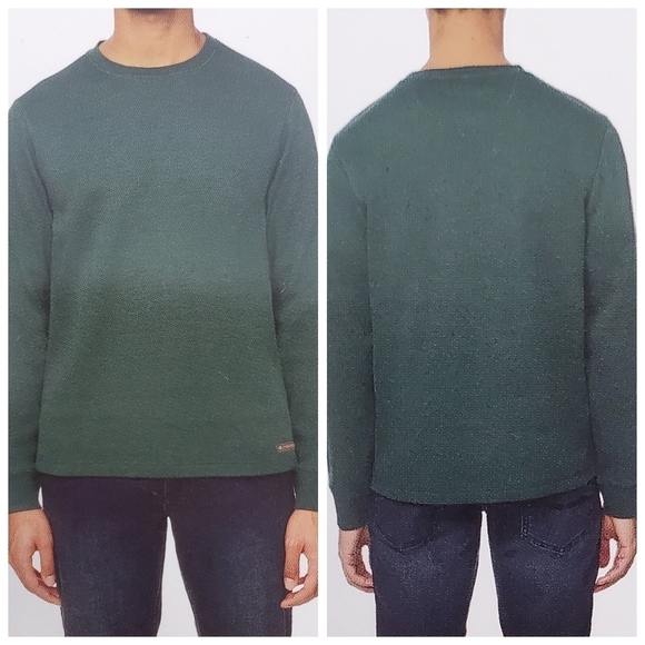 Men’s Legendary Green Long Sleeve Top Warm t-shirt Size L - Picture 8 of 10